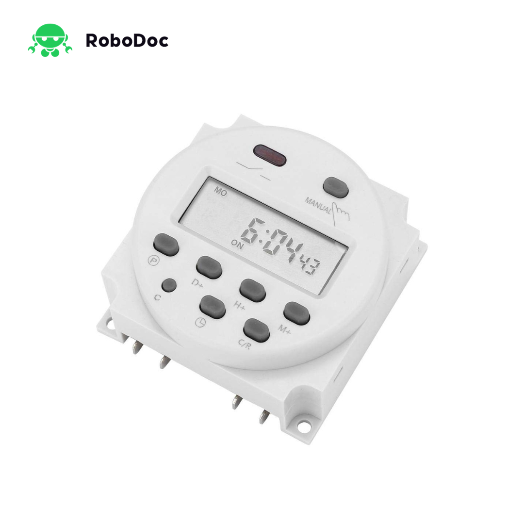 CN101A DC/AC 12V 16A Amps Digital LCD Power Programmable Timer